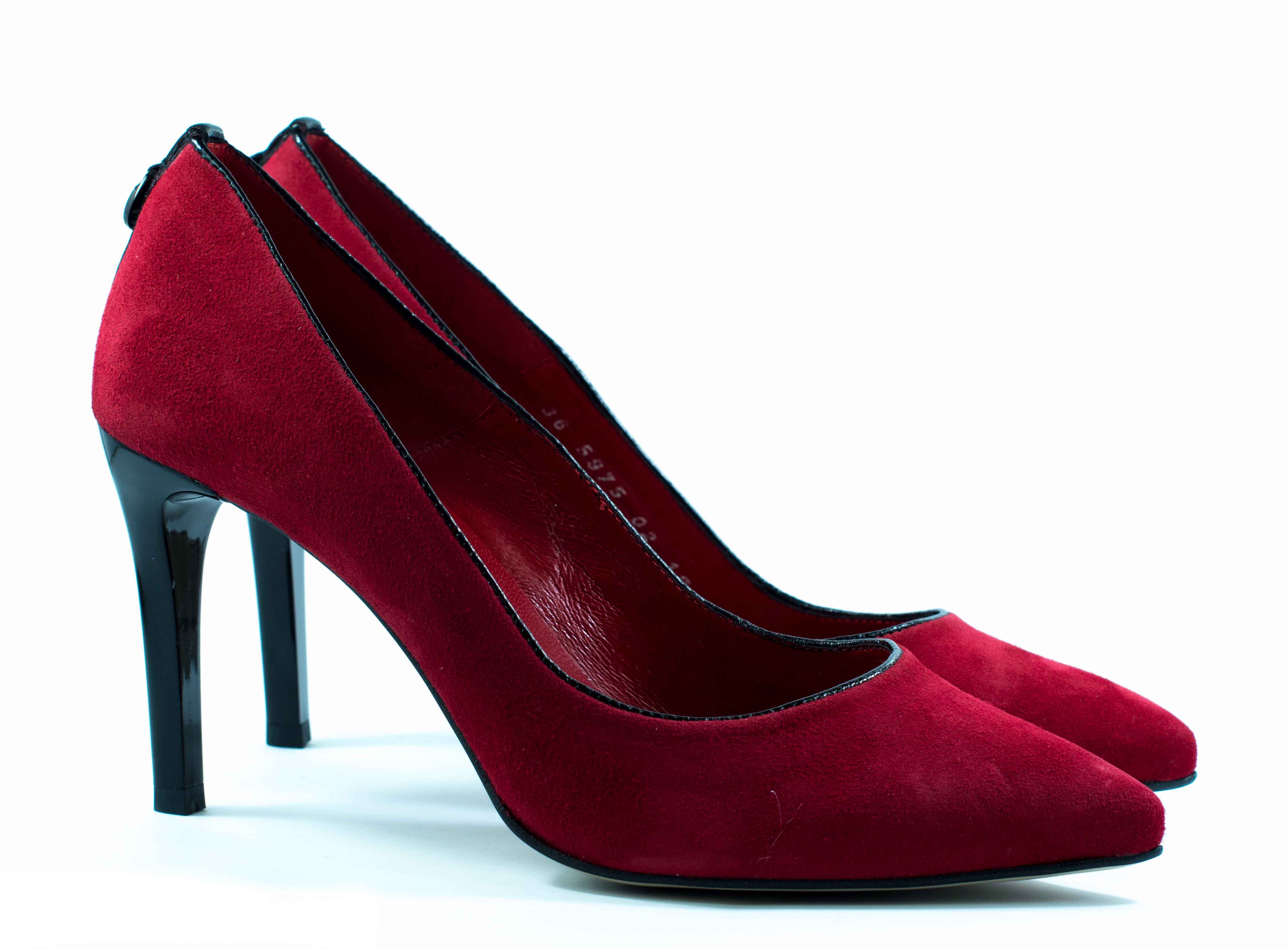 Женские Туфли модельные Замша STEPTER * 5975 Красные