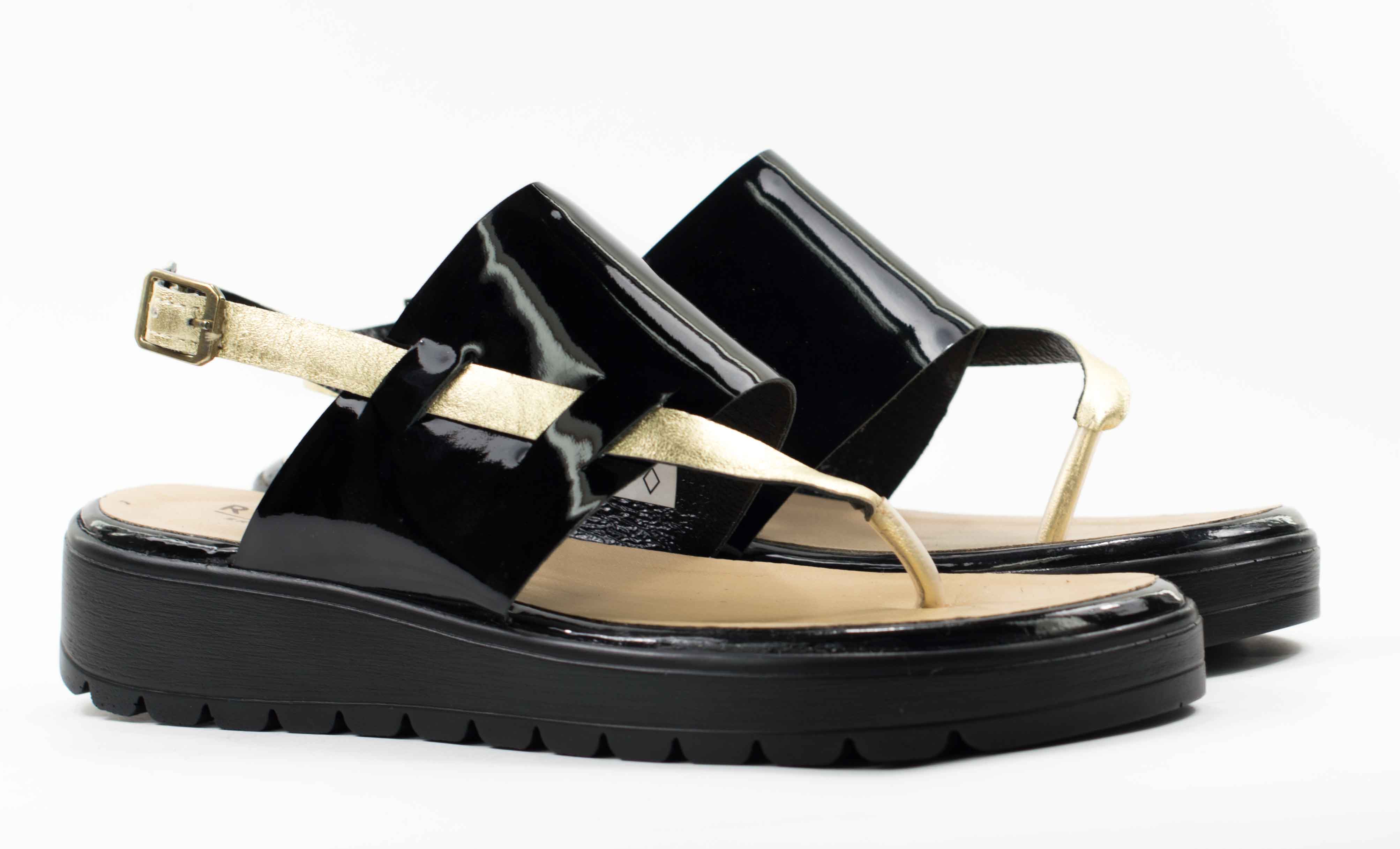 Женские Босоножки Натуральный Лак ROBSON * 4289