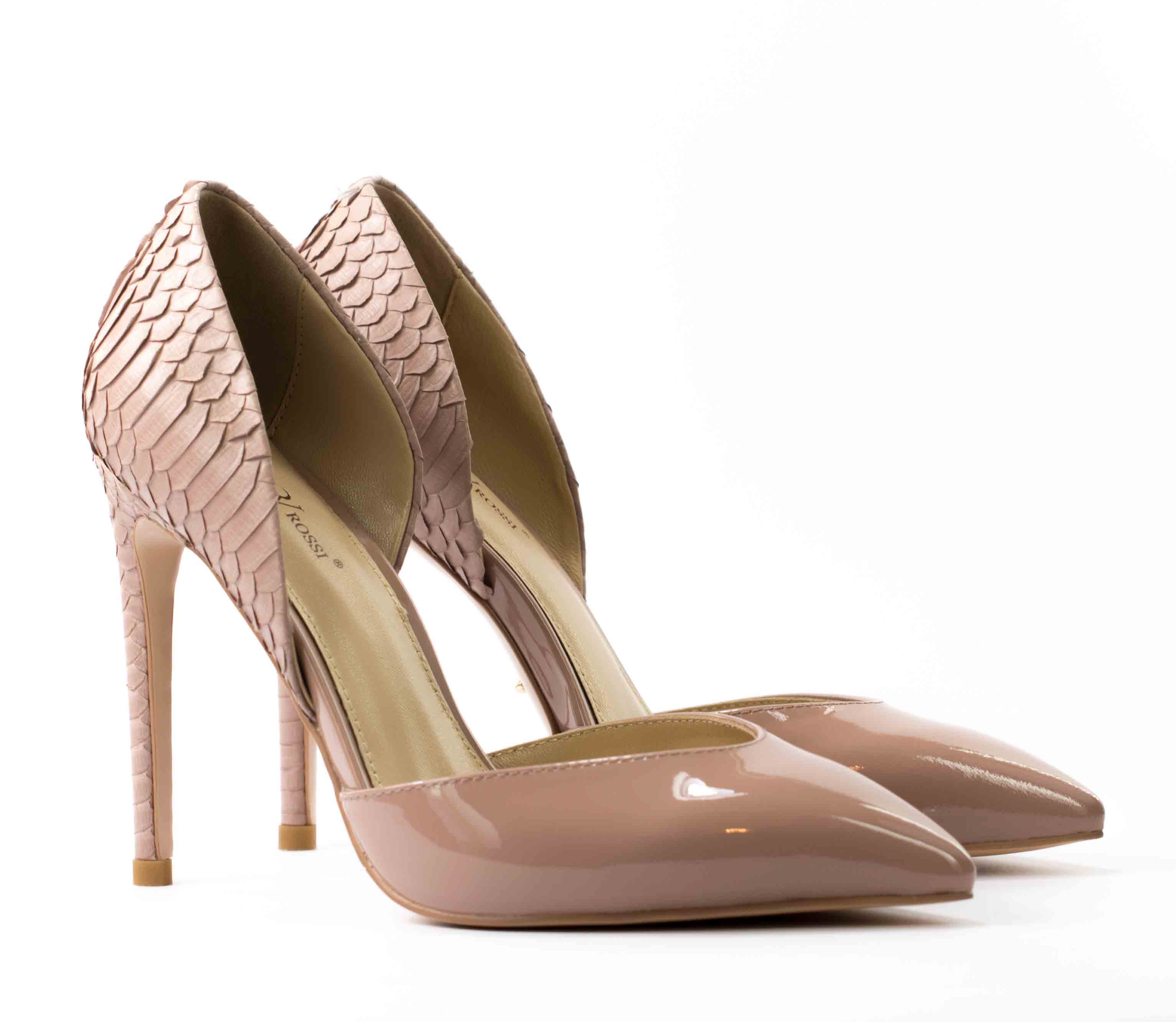 Женские Туфли лодочки Натур. Кожа-Натур. Лак VITTO ROSSI * 23DA1017-03-1