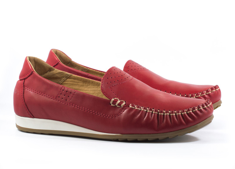 Женские Мокасины Натур. Шкіра LESTA * 3997-1-50A4