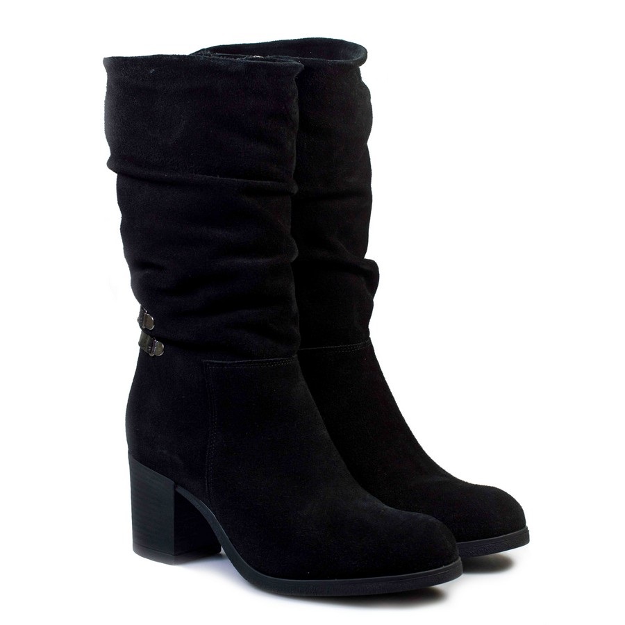 Женские Сапоги Замша ANNMEX * 7646