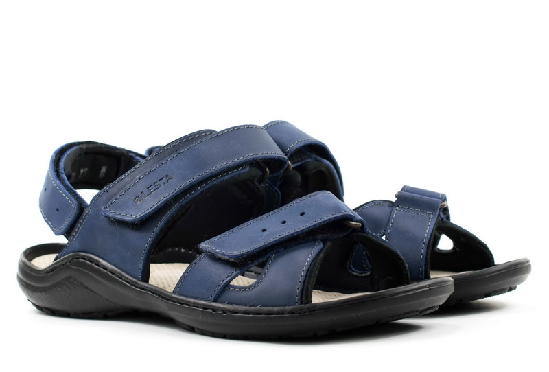 Мужские Босоножки Нубук LESTA * 1190-2-3296