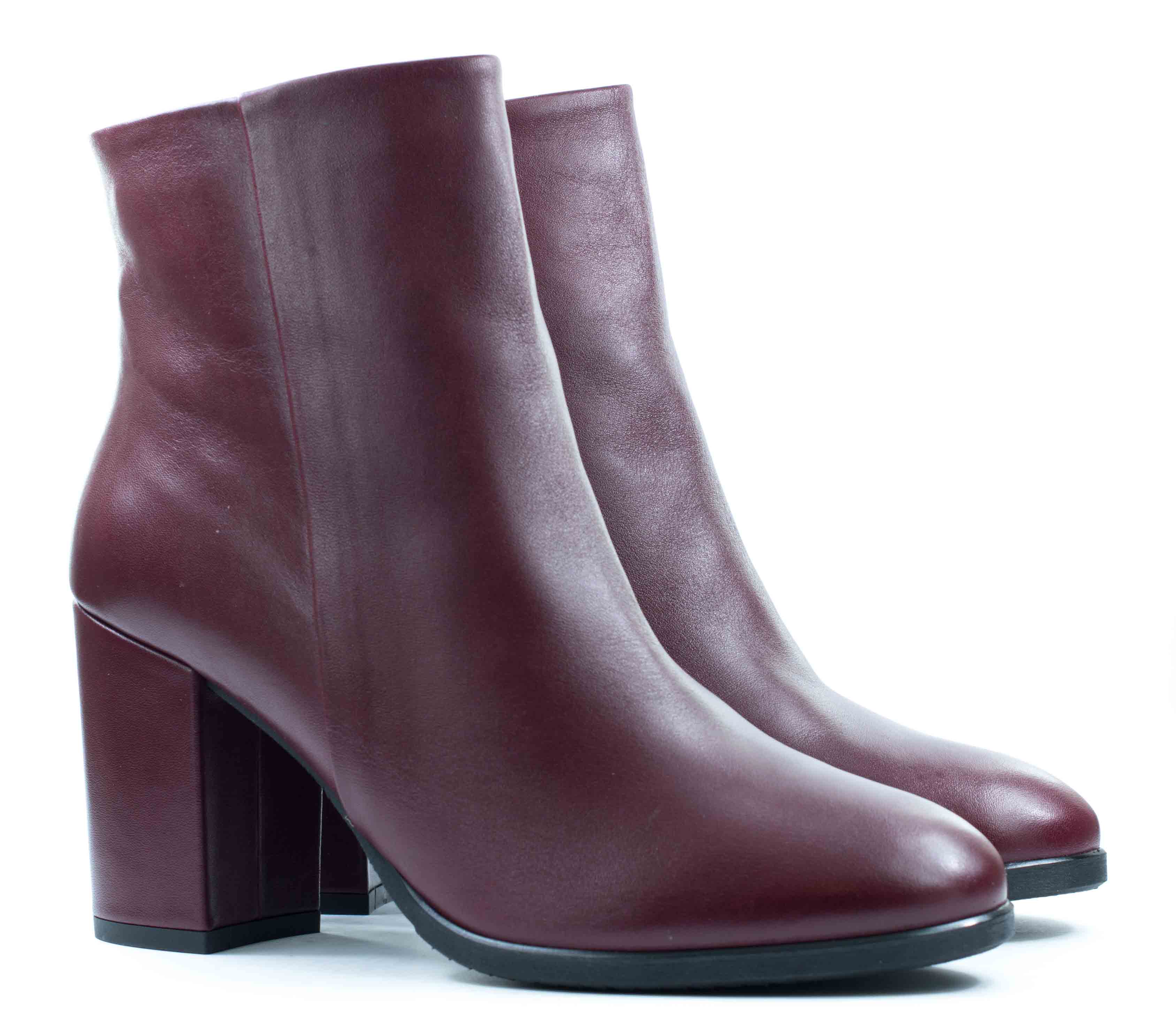 Женские Ботильоны Натур. Кожа STEPTER * 5870 Бордовые