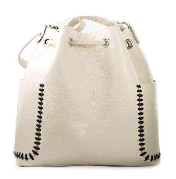 Женские Сумки Натур. Кожа VERA PELLE * 8926 МОЛОЧНЫЙ