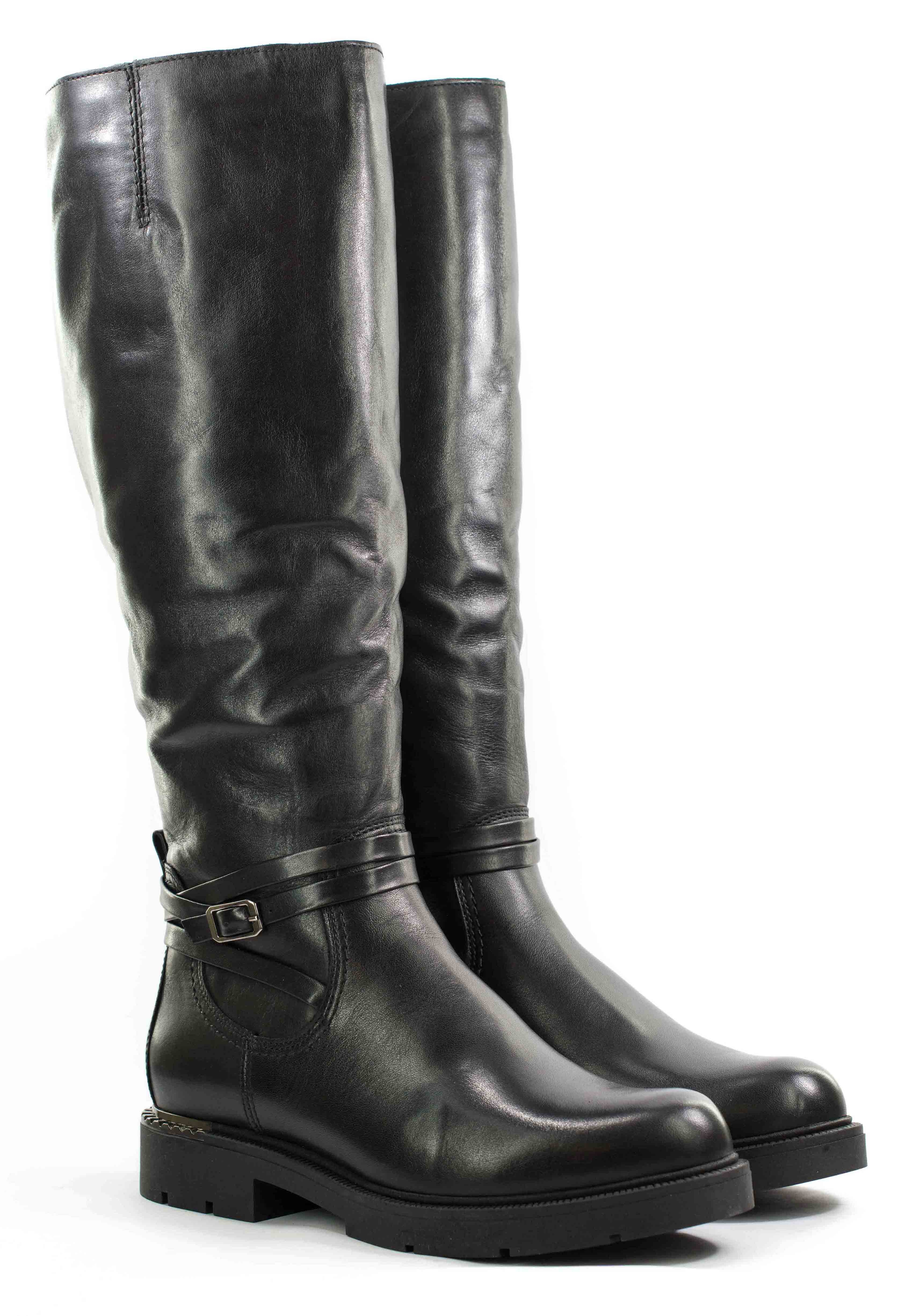 Женские Чоботи Натуральна шкіра SIMEN * 0789A Чёрные