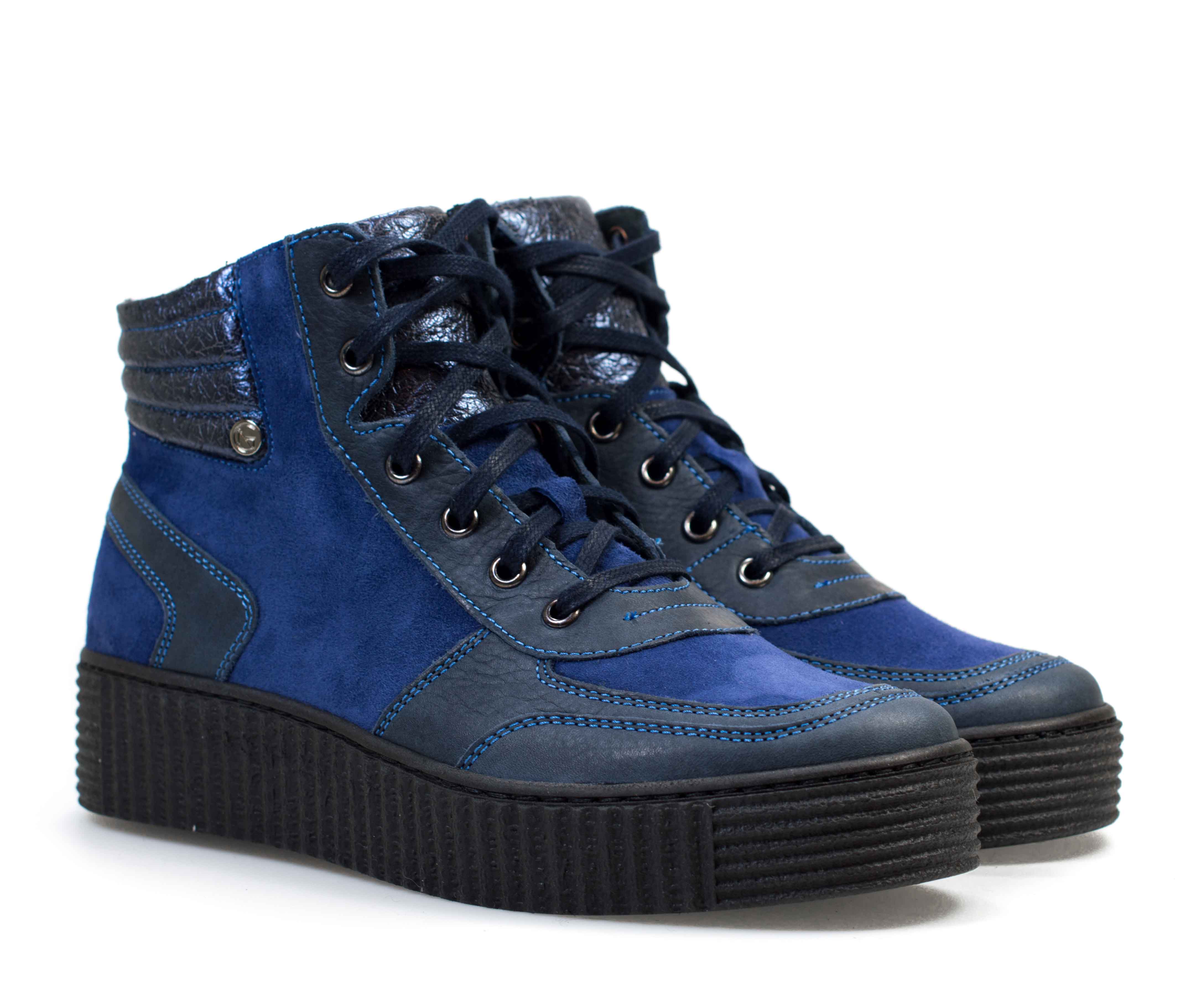 Женские Ботинки спорт Замша NIK * 08-0498-02-0-10