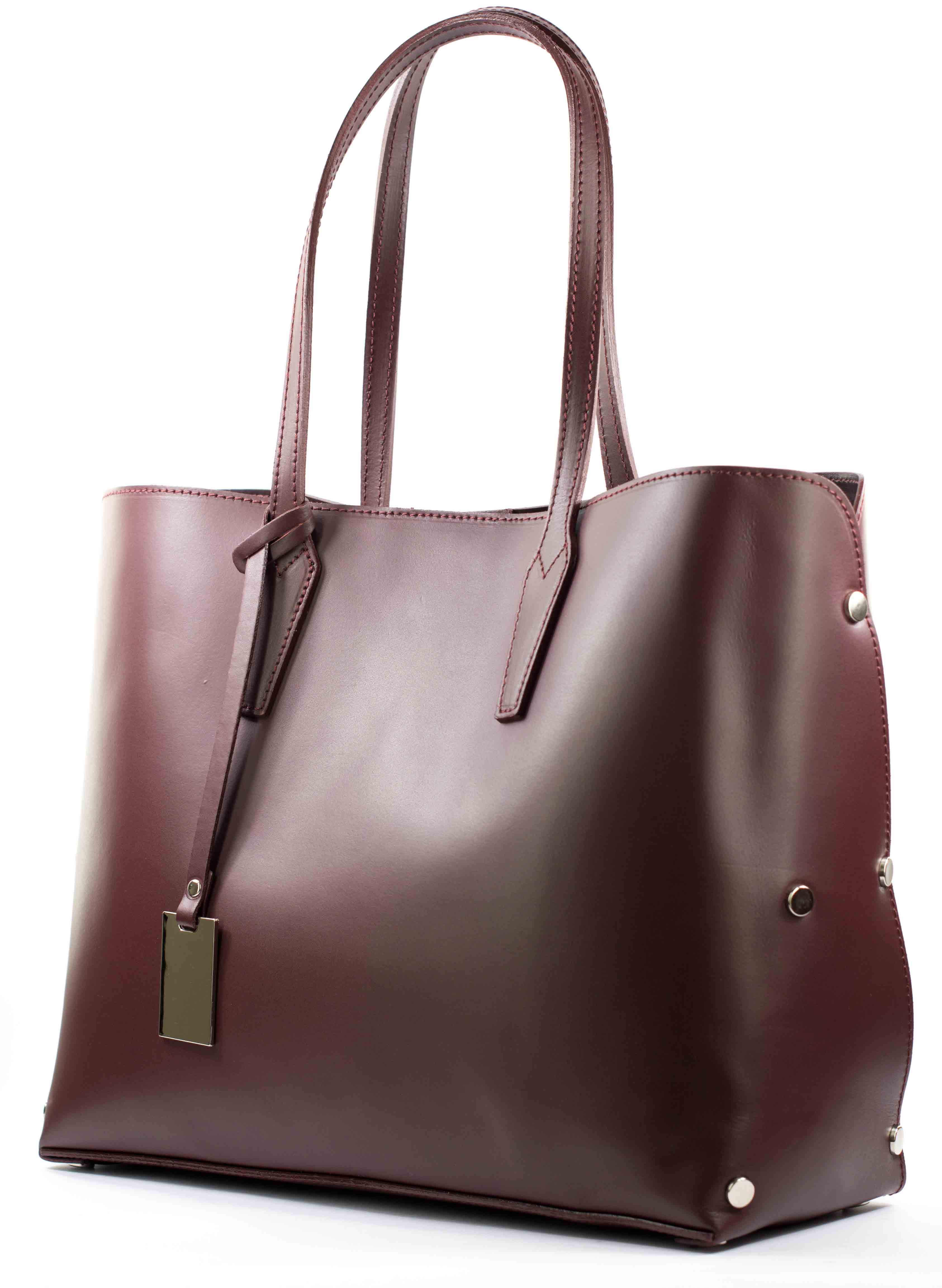 Женские Сумки Натур. Кожа EMANUELA FERRETTI * 4846 БОРДОВЫЙ