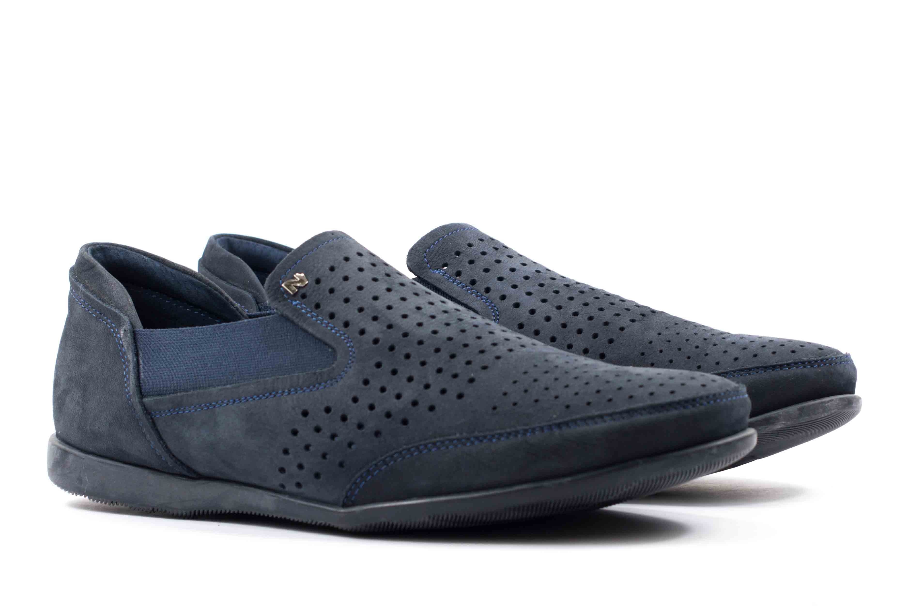 Мужские Мокасины Нубук NIK * 03-0792-027