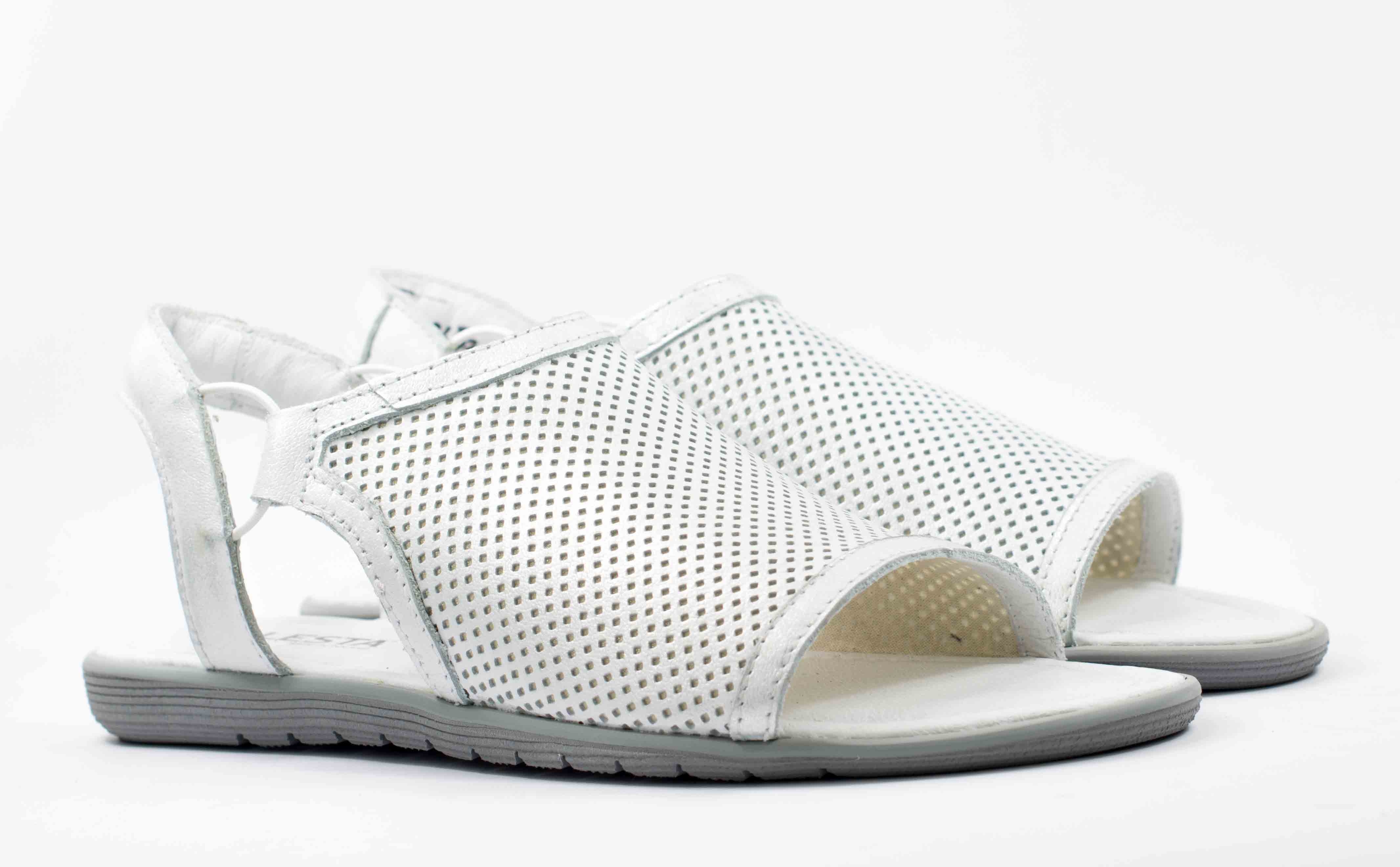 Женские Босоножки танкетка Натур. Кожа LESTA * 1242-1-85B3