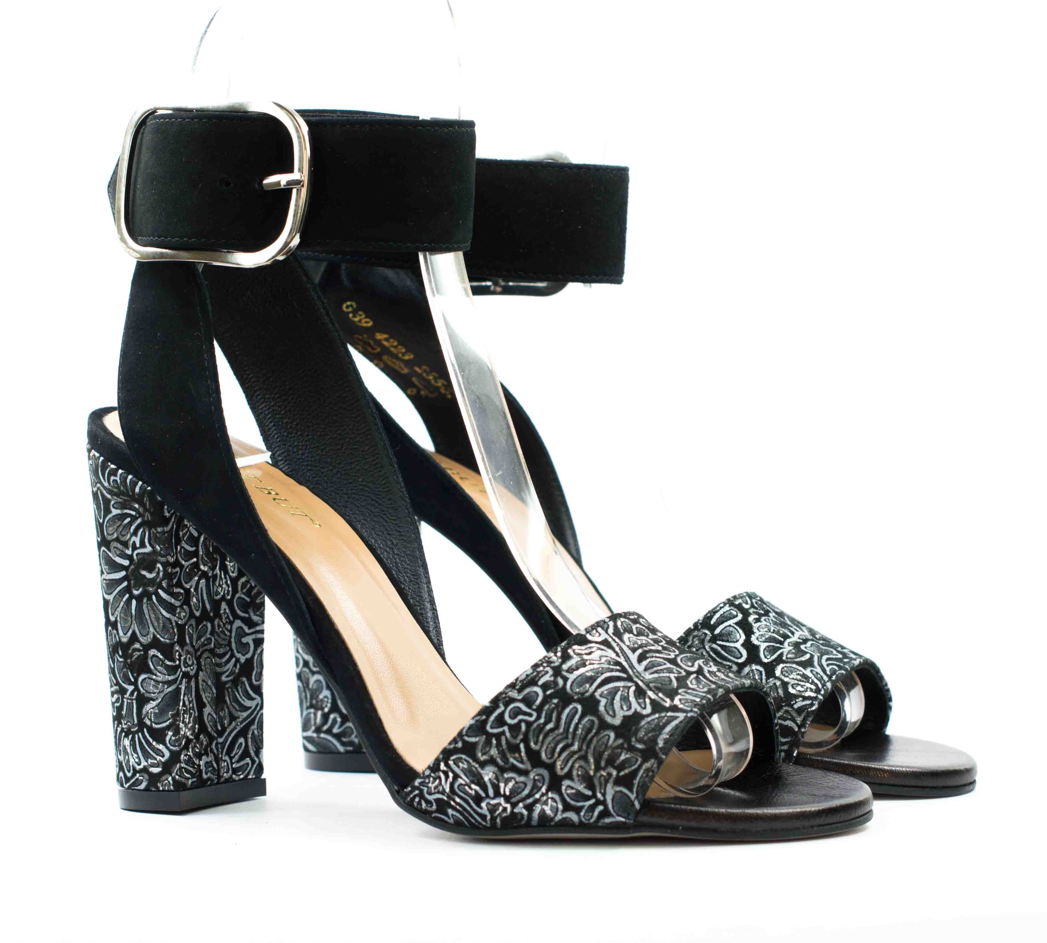 Женские Босоножки Замша BEST BUT * 4223257-257 Чёрные