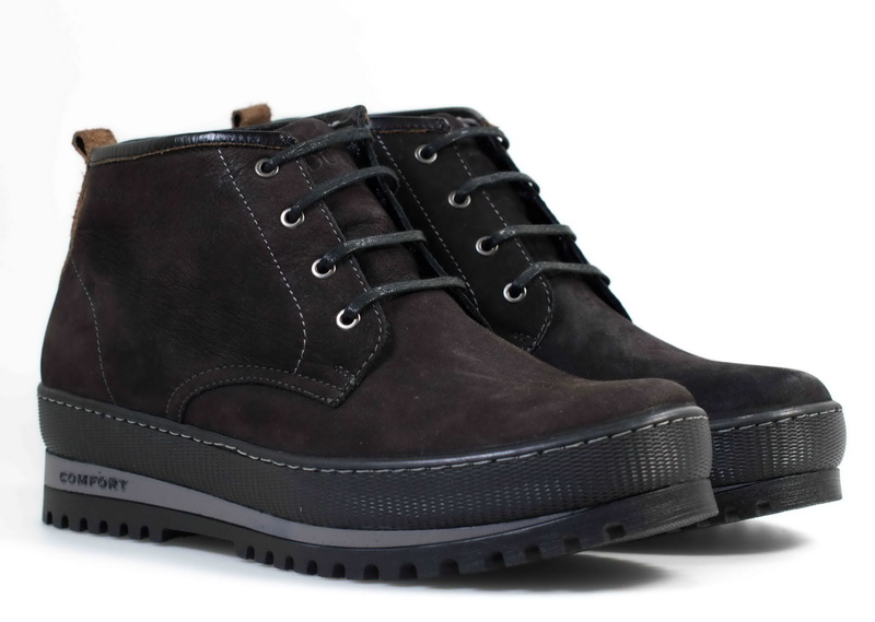 Мужские Ботинки Нубук BADURA * 4423-387