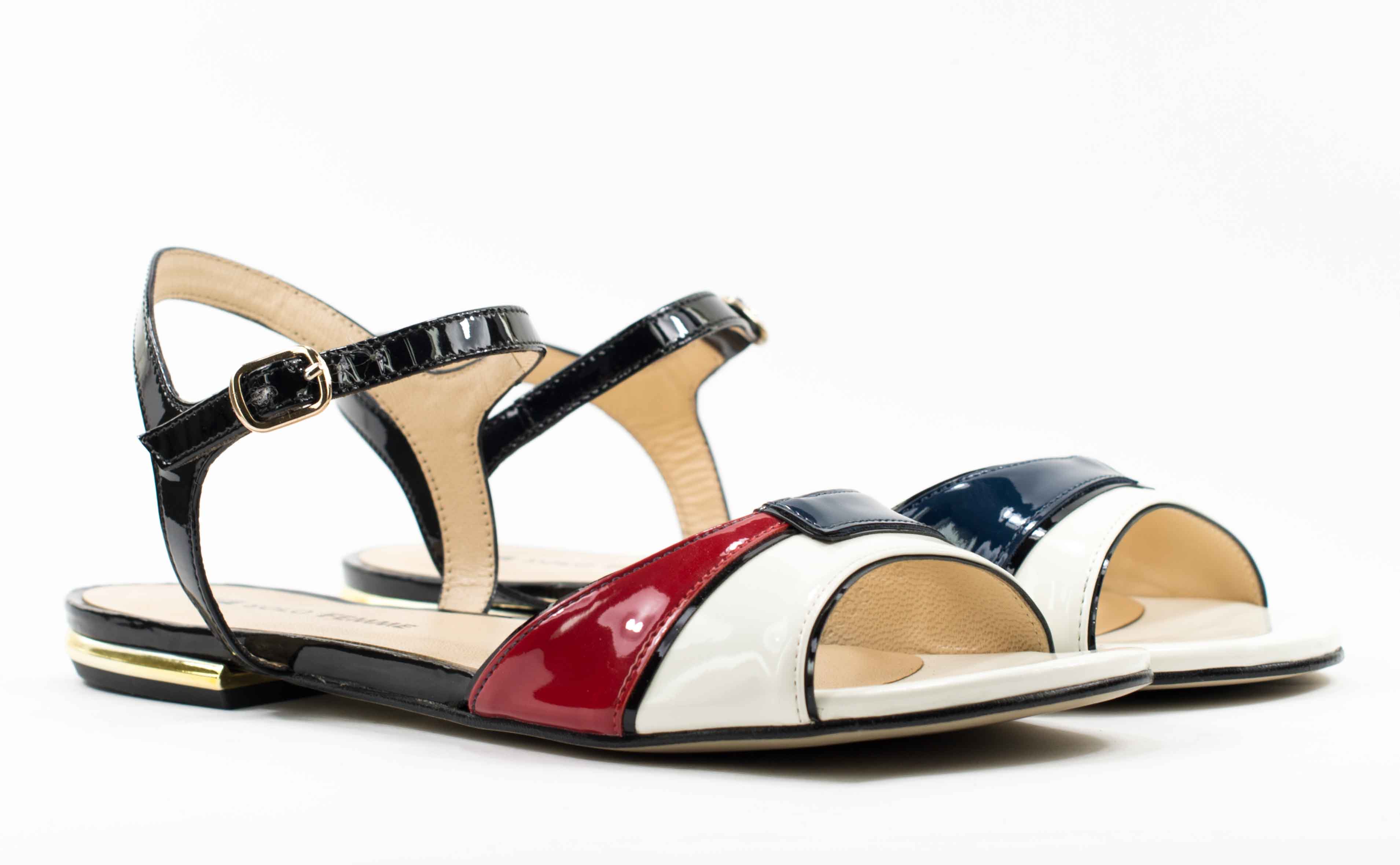 Женские Босоножки танкетка Натуральный Лак SOLO FEMME * 42806-01D16-D03