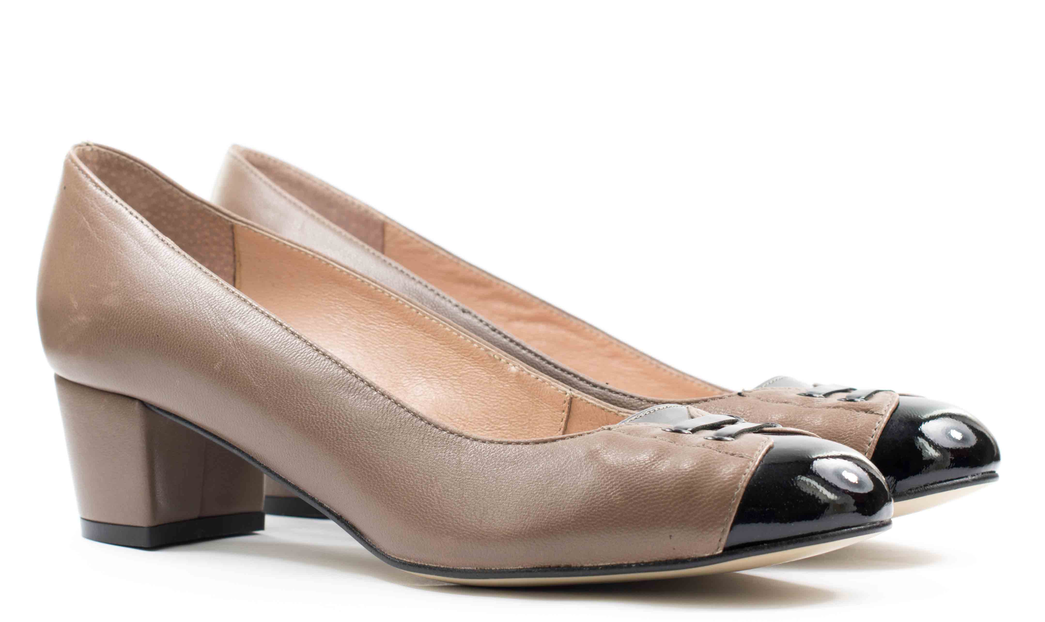 Женские Туфлі човники Натуральна шкіра PAMAR * 2398 Коричневые