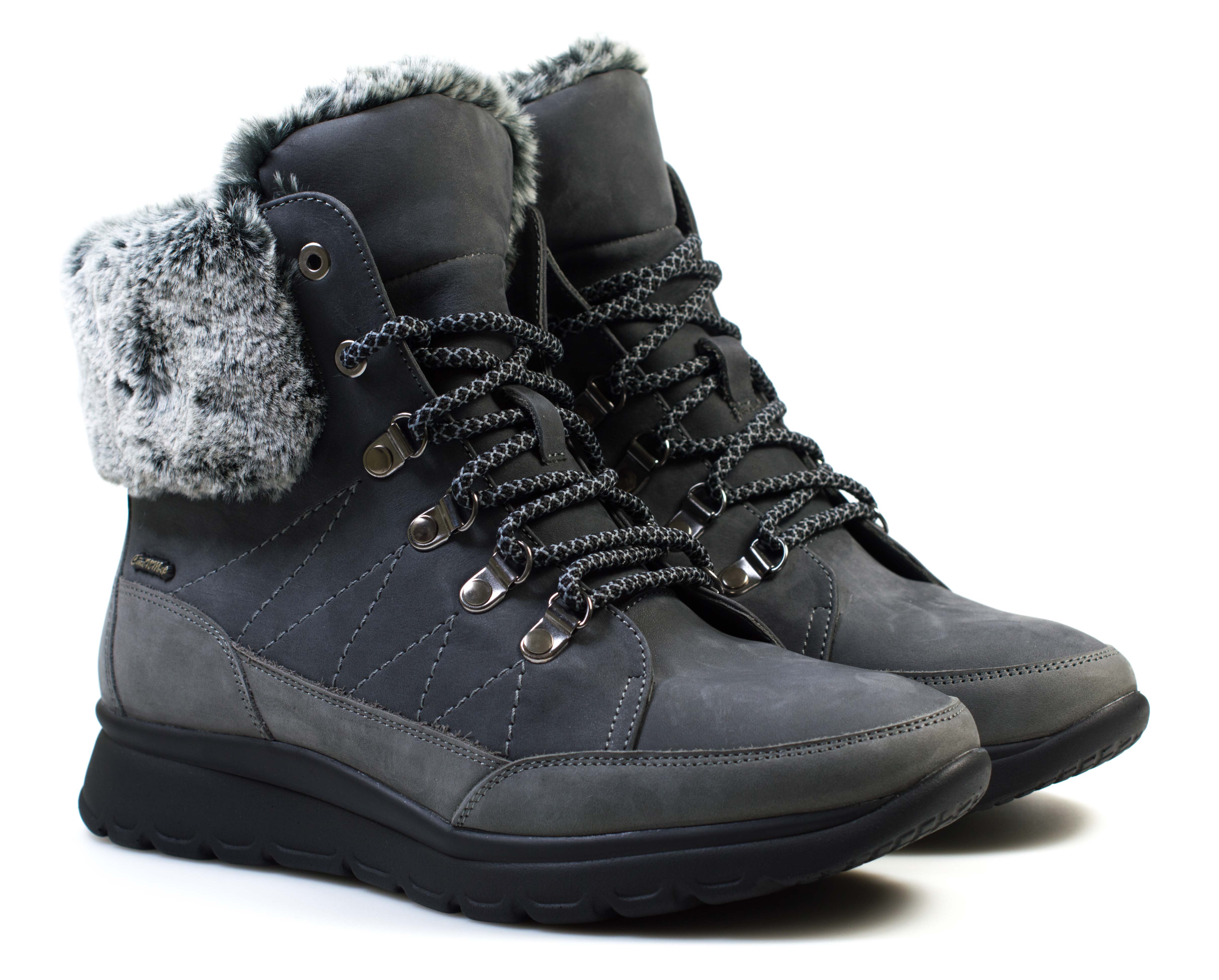 Женские Ботинки комфорт Натуральна замша STEPTER * 6304 Серые