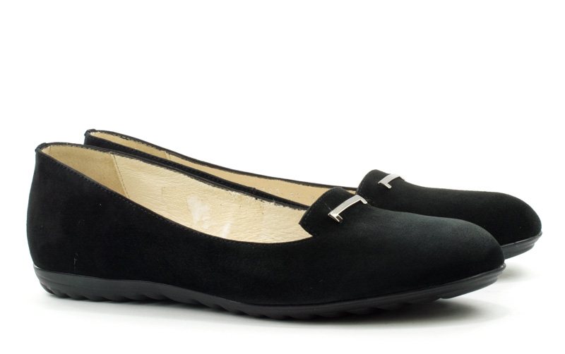 Женские Туфли Замша STEPTER * 6120 Чёрные