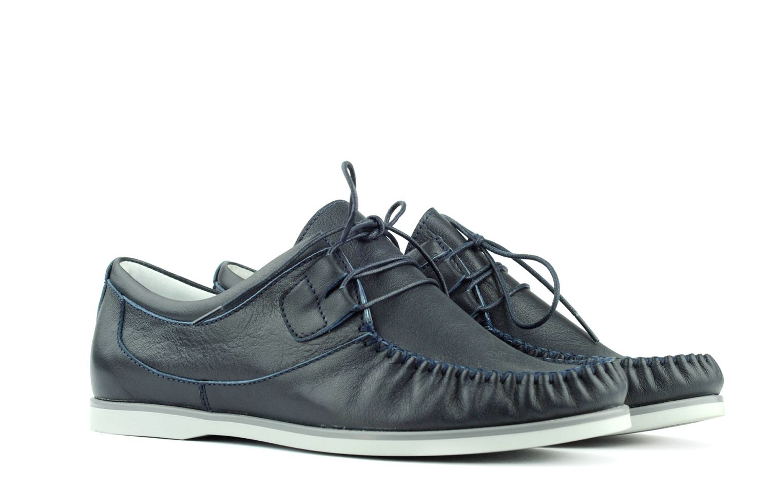 Женские Мокасины Натур. Шкіра STEPTER * 6485 Синие