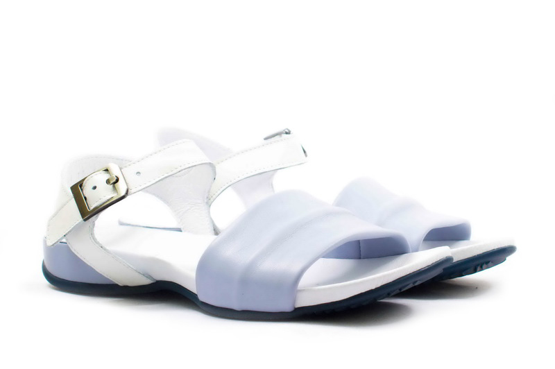 Женские Босоножки Натур. Кожа STEPTER * 6444 ГОЛУБЫЕ