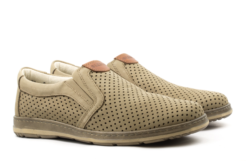 Мужские Мокасины Нубук LESTA * 4300-2-2540