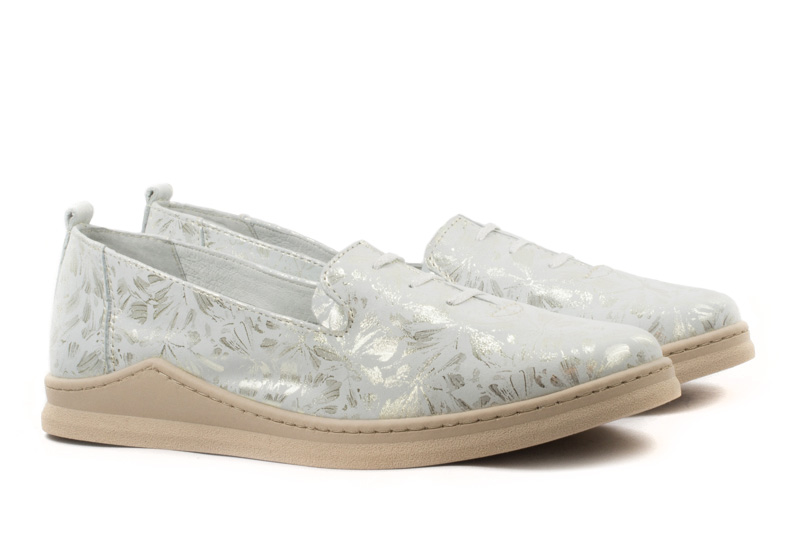 Женские Слипоны Натур. Шкіра LESTA * 4319-1-8666