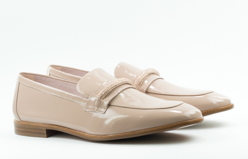 Женские Туфли лоферы Натуральный Лак VITTO ROSSI * 16db-058-47-B2