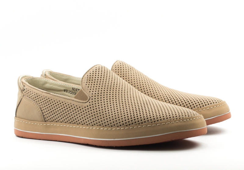 Мужские Мокасини Натуральний нубук VITTO ROSSI * VR1589AKN-1103