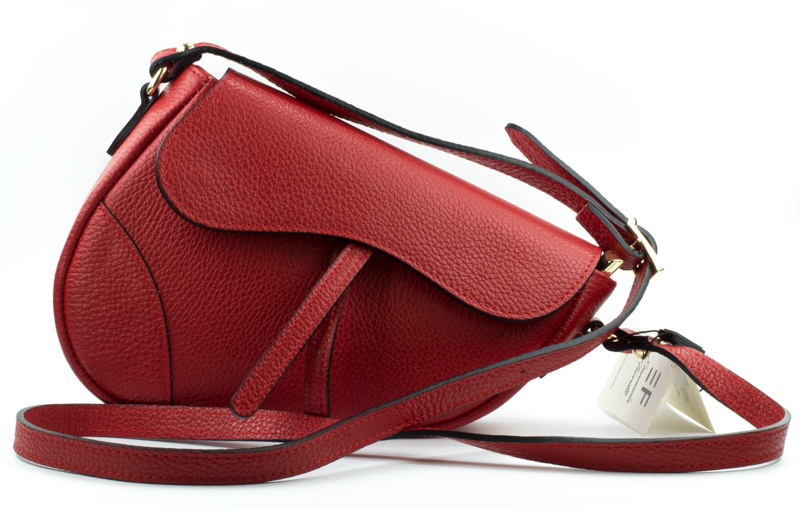 Женские Сумки Натур. Кожа EMANUELA FERRETTI * 85310 КРАСНАЯ