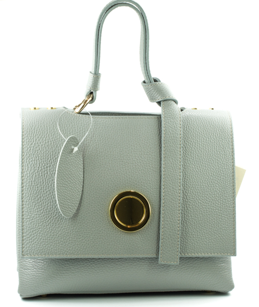 Женские Сумки Натур. Кожа EMANUELA FERRETTI * 6882 СЕРАЯ