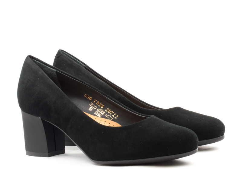 Женские Туфли лодочки Замша BEST BUT * 7325020-205 Чёрные