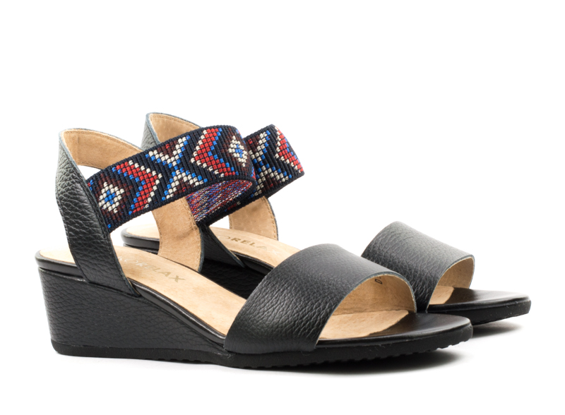 Женские Босоножки танкетка Натур. Шкіра RYLKO * 332