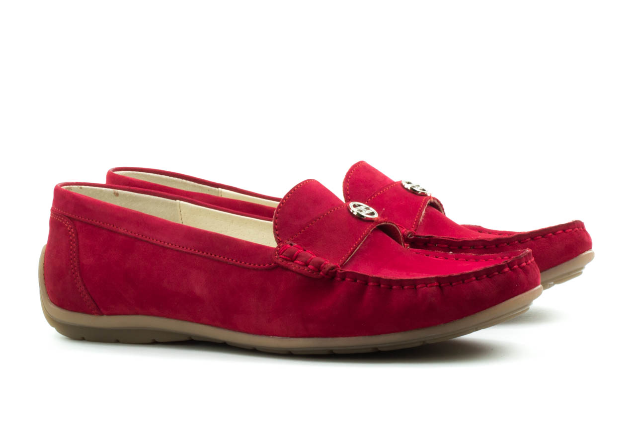 Женские Мокасины Замша STEPTER * 6799 КРАСНЫЕ