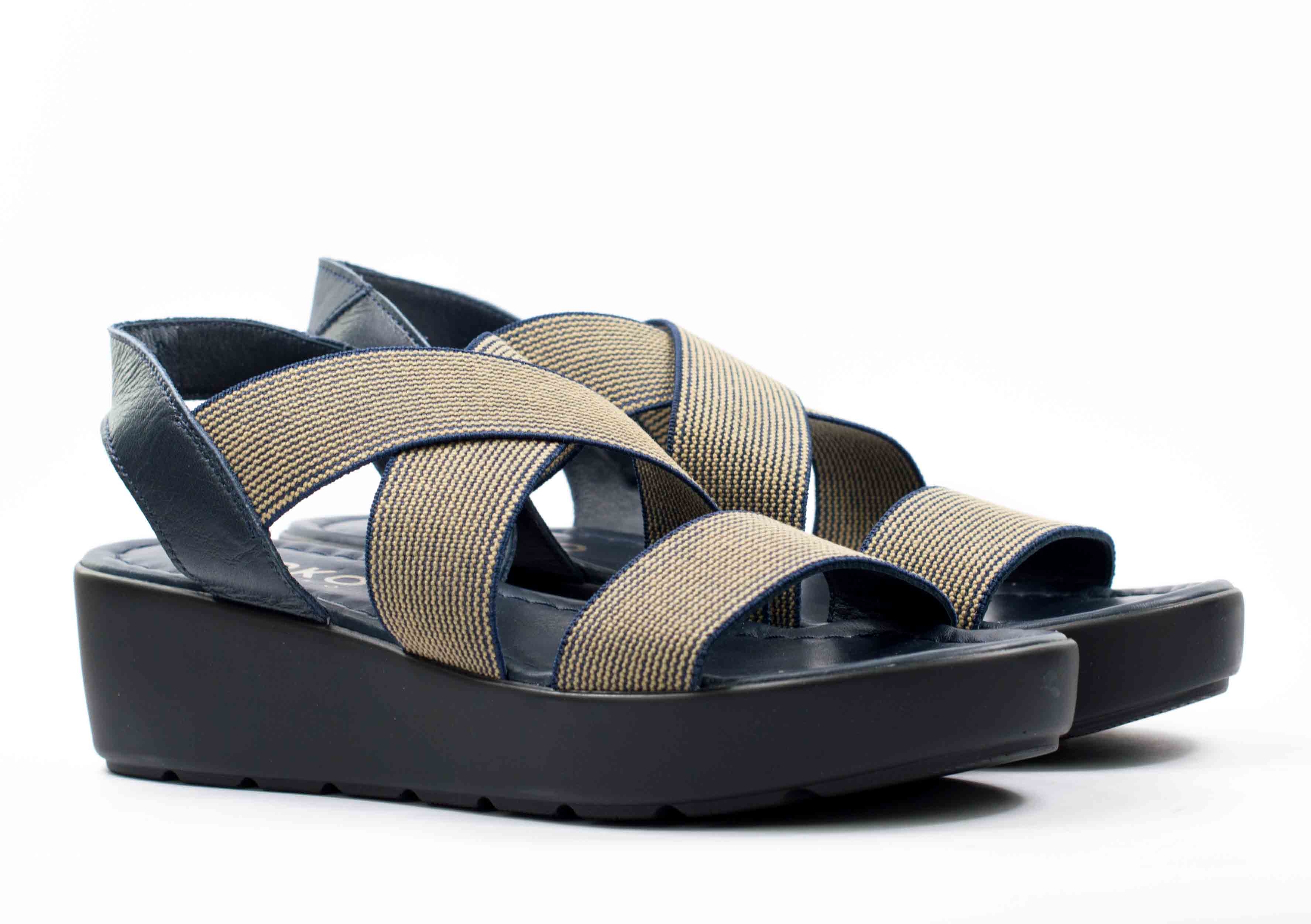 Женские Босоножки Кожа + Резинка RYLKO * 391