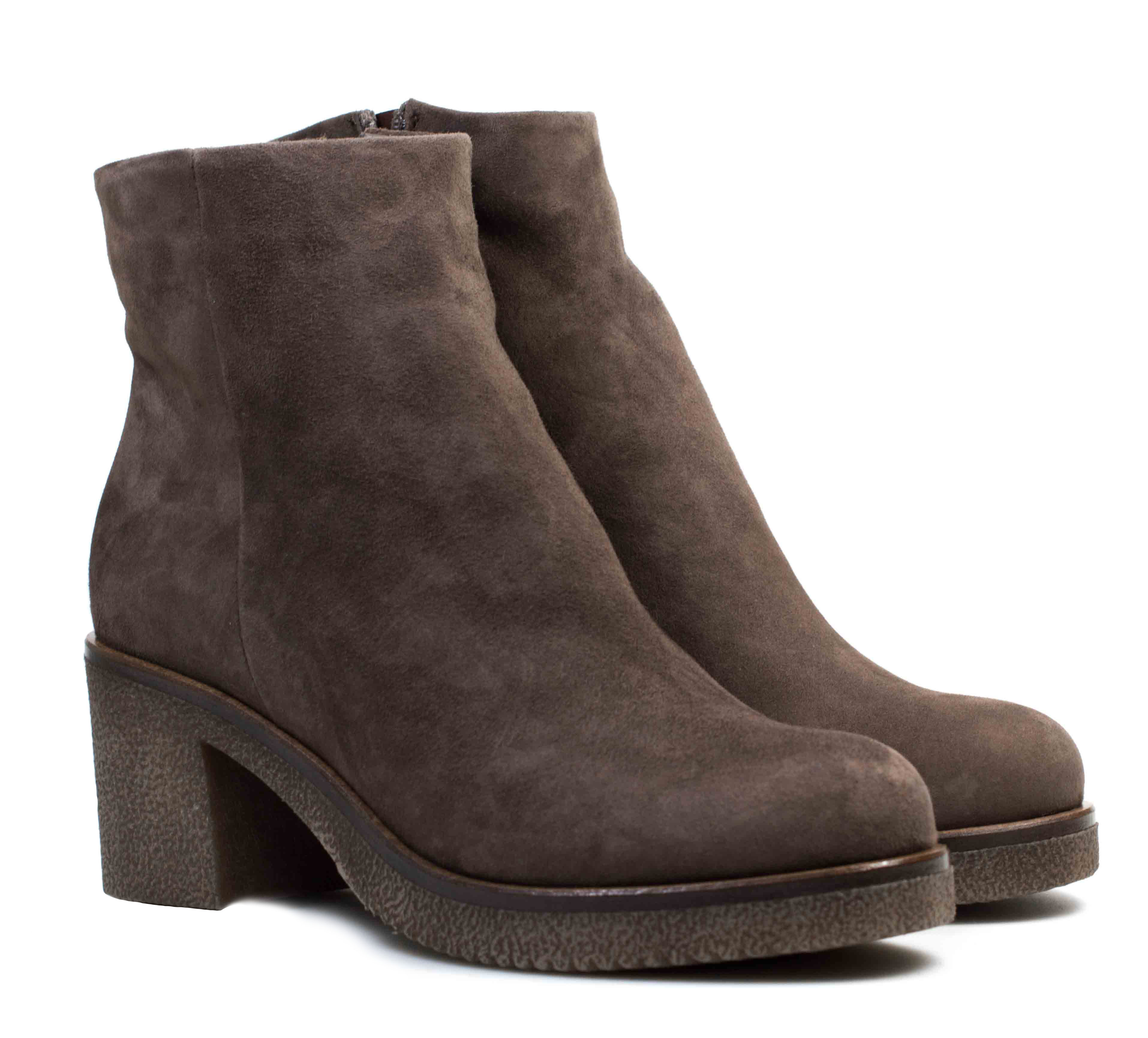 Женские Ботинки Замша BEST BUT * 2445 КОРИЧНЕВЫЙ