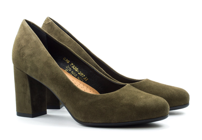 Женские Туфли модельные Замша BEST BUT * 7336831/896  ЗЕЛЁНЫЙ