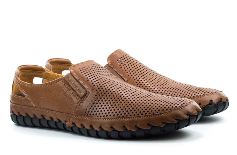 Мужские Мокасины Натур. Кожа KADAR * 3242343