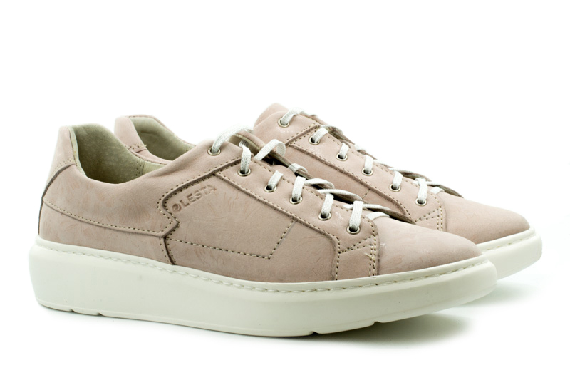 Женские Кеды Натур. Кожа LESTA * 4326-1-5364