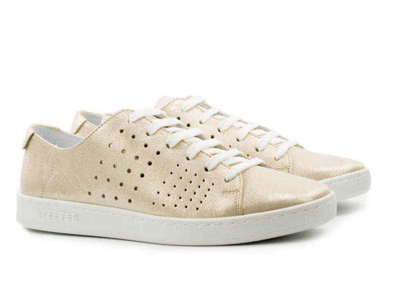 Женские Кеды Натур. Кожа STEPTER * 6836 Золотистые