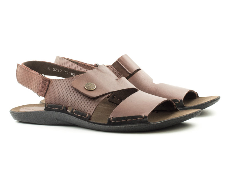 Мужские Босоножки Натур. Кожа NIK * 06-0227-00-0-07