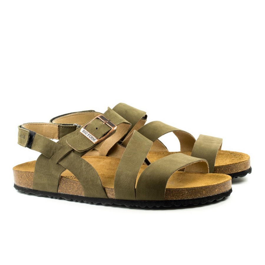 Мужские Босоножки Нубук NIK * 06-0356-02-7-18