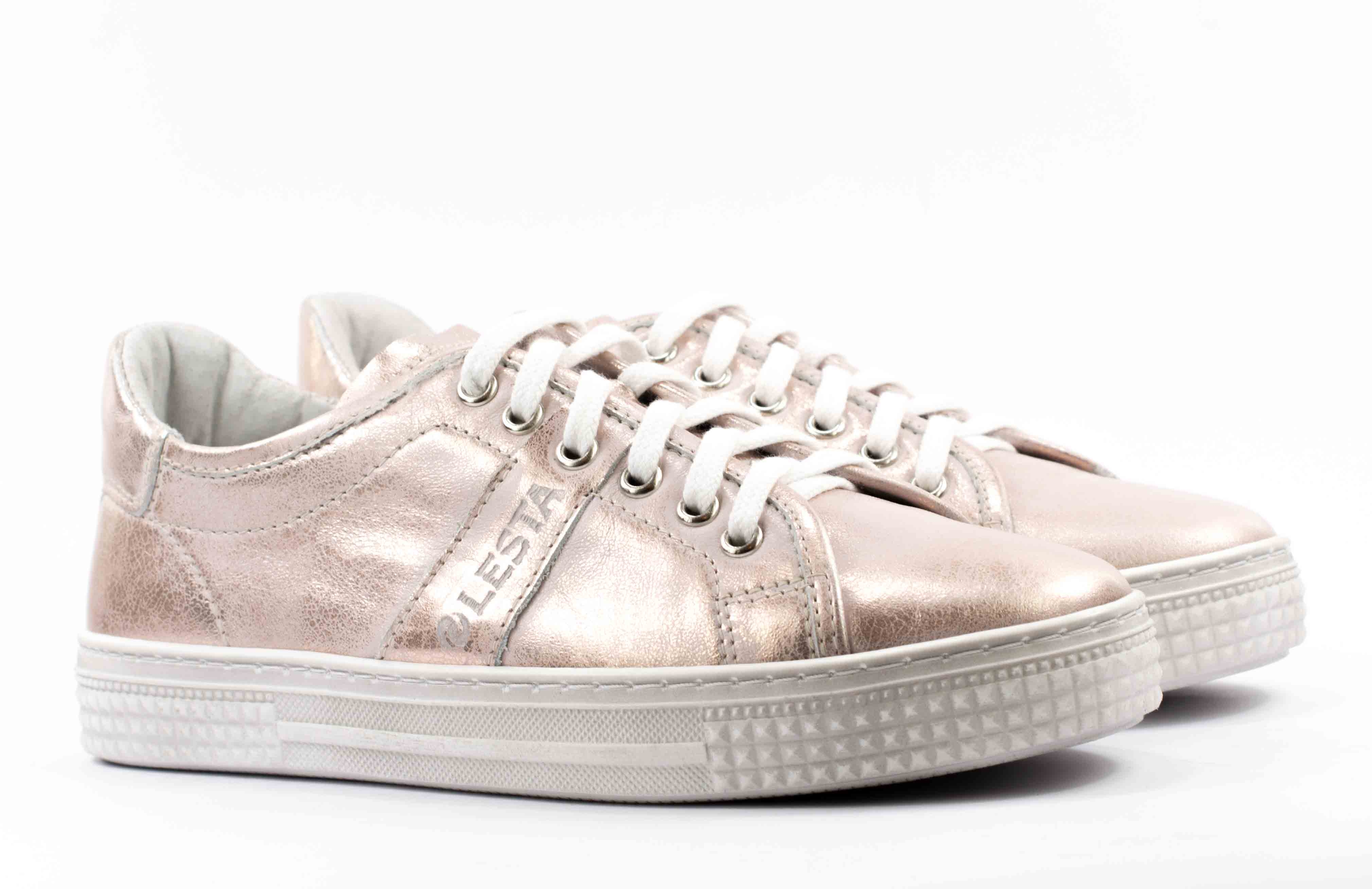 Женские Кроссовки Натур. Кожа LESTA * 4265-1-57B2