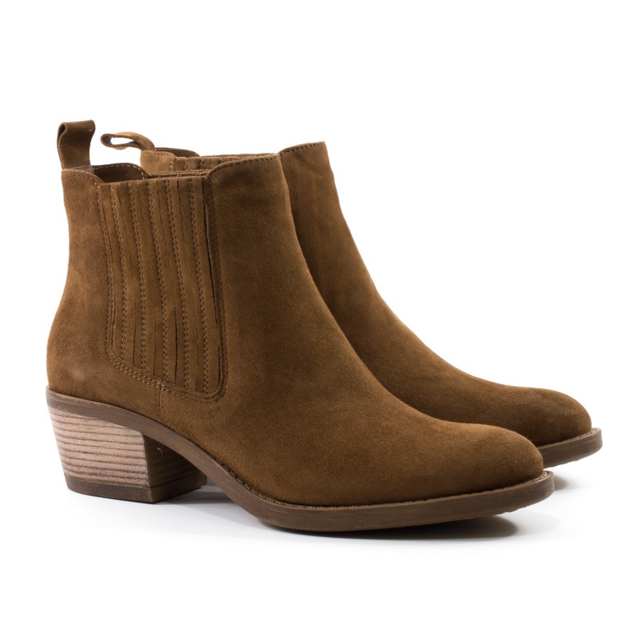 Женские Ботинки Замша STEPTER * 7018 Светло-коричнев