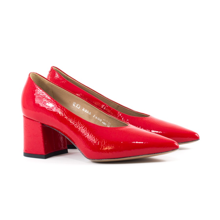 Женские Туфлі човники Натуральний лак  MARCO * 1456P-701-P-1