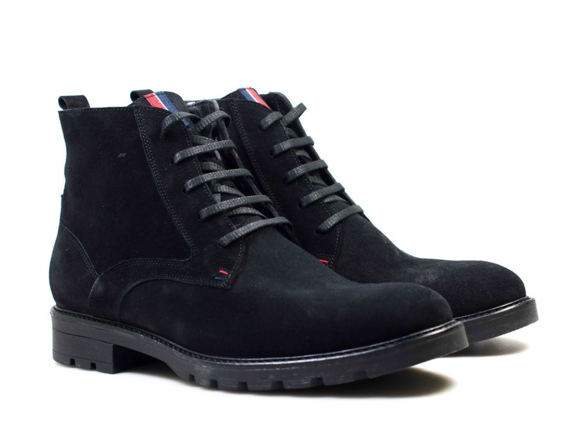 Мужские Ботинки Замша STEPTER * 5792 Чёрные