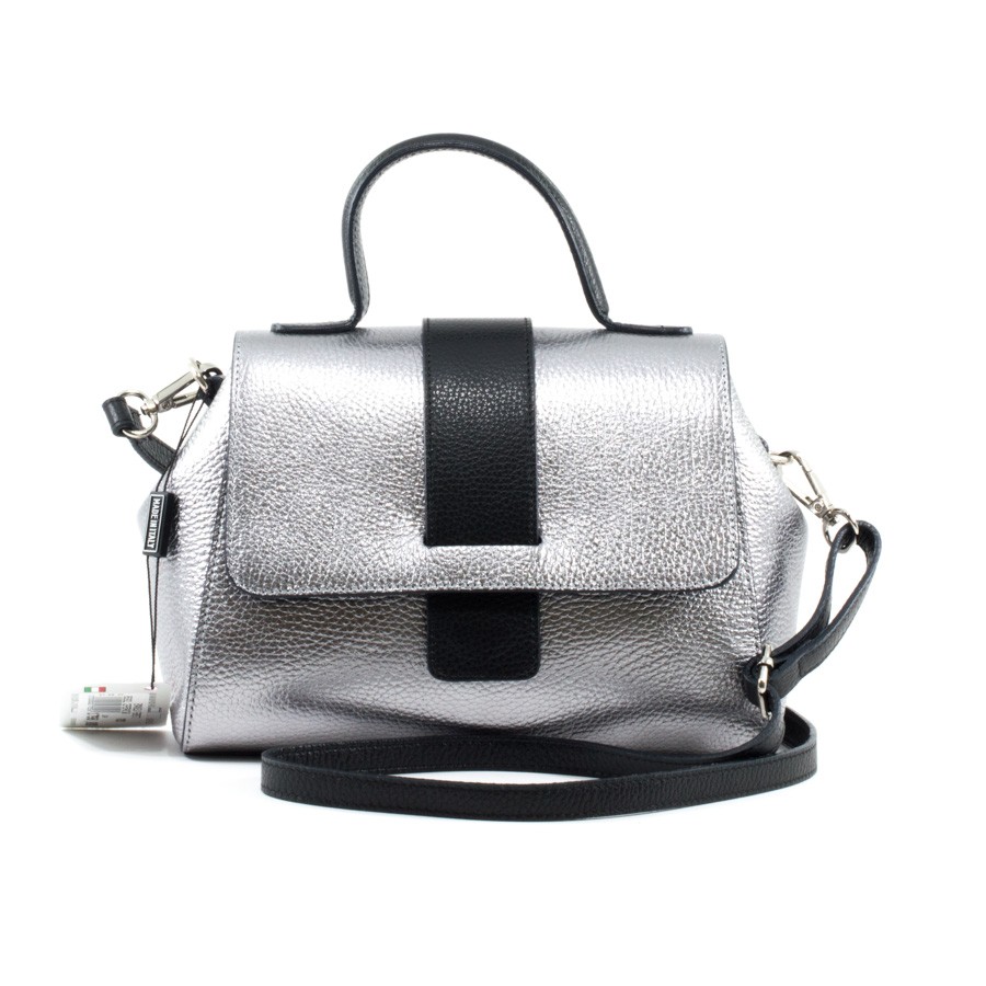 Женские Сумки Натур. Кожа EMANUELA FERRETTI * 85392L СЕРЕБРИСТЫЙ