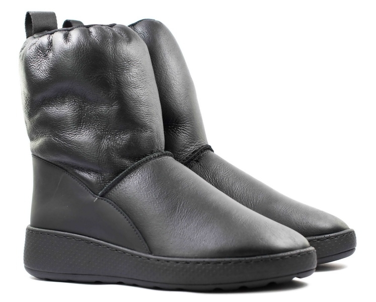 Женские Угги Натур. Кожа STEPTER * 6666 Чёрные