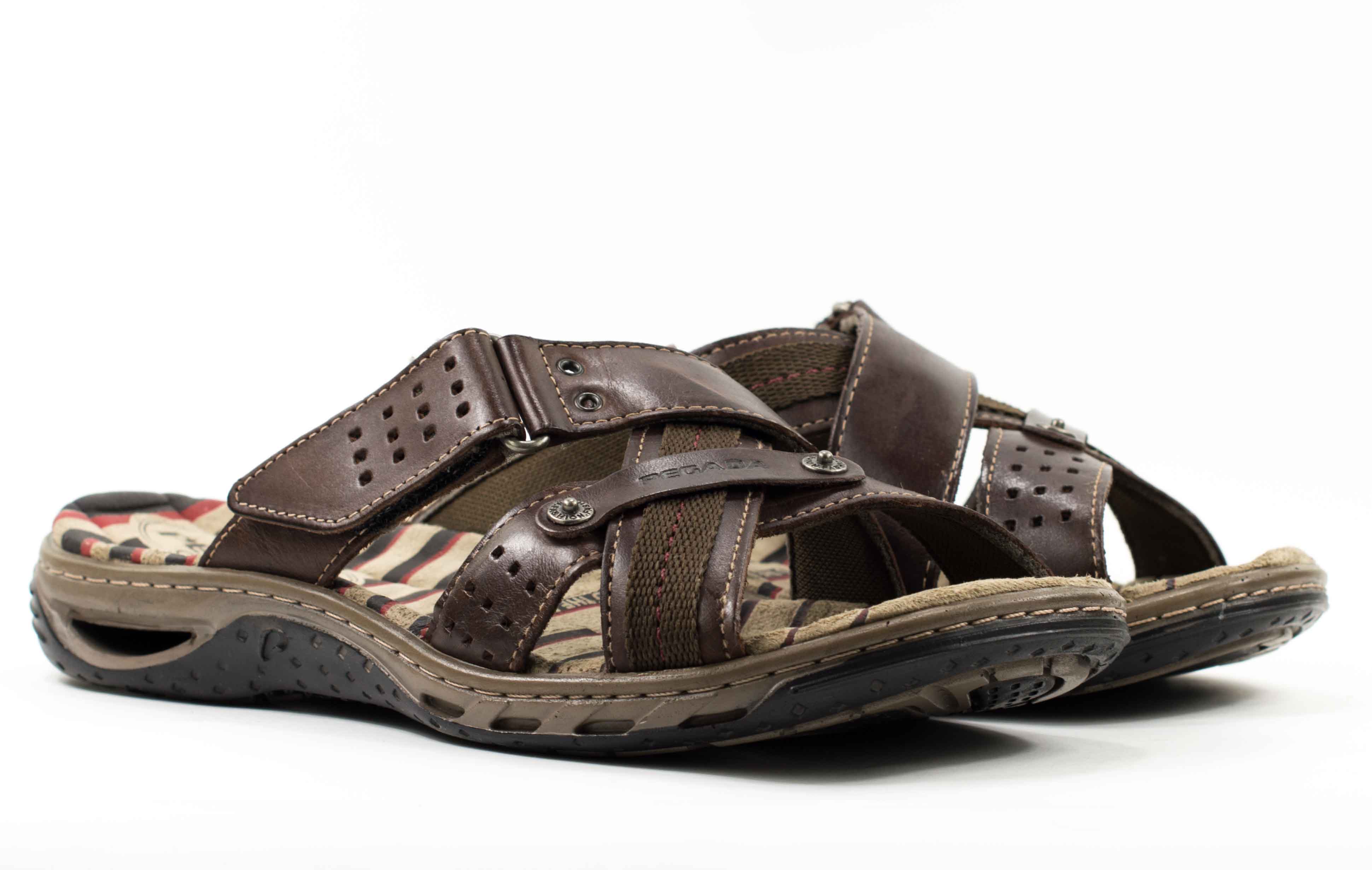 Мужские Шлёпанцы Натур. Кожа PEGADA * 31601-04