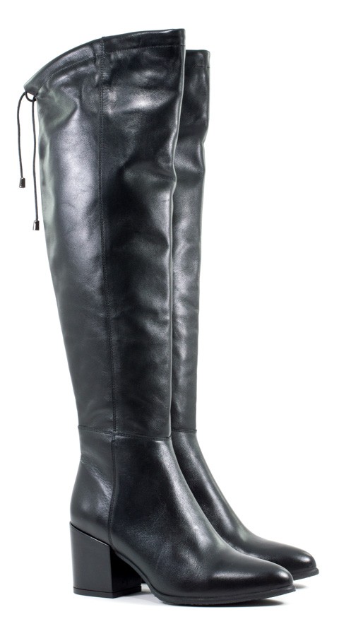 Женские Ботфорты Натур. Кожа NESSI * 19657 ЗИМА