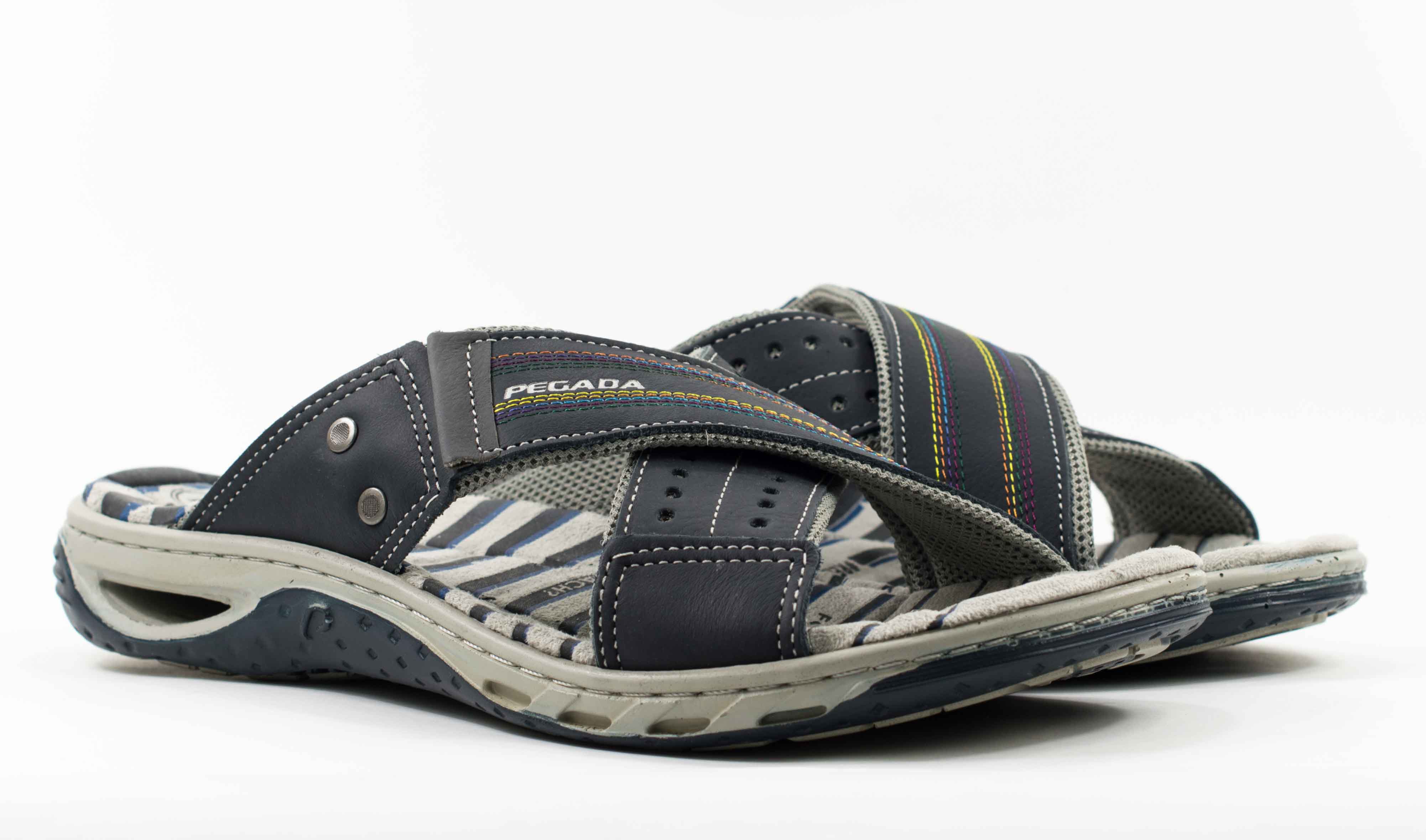 Мужские Шлёпанцы Нубук PEGADA * 31605-07