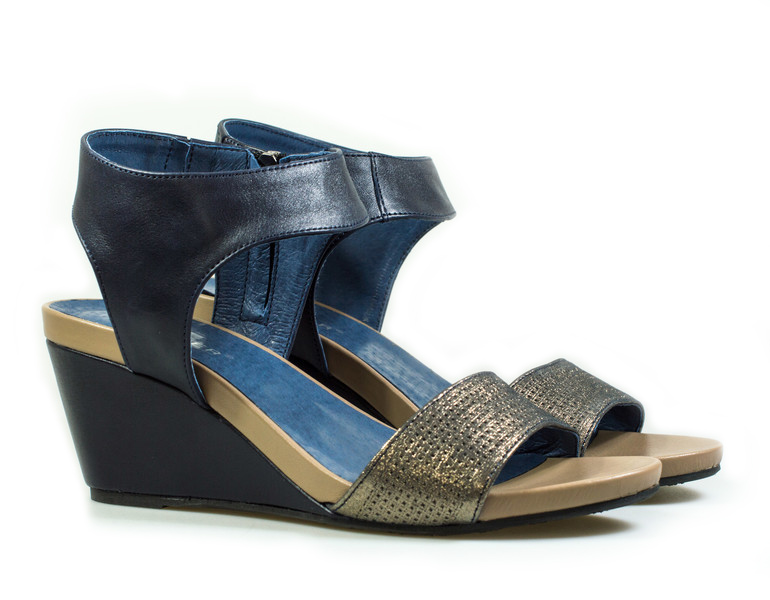 Женские Босоножки Натур. Кожа STEPTER * 5996 СИНИЕ