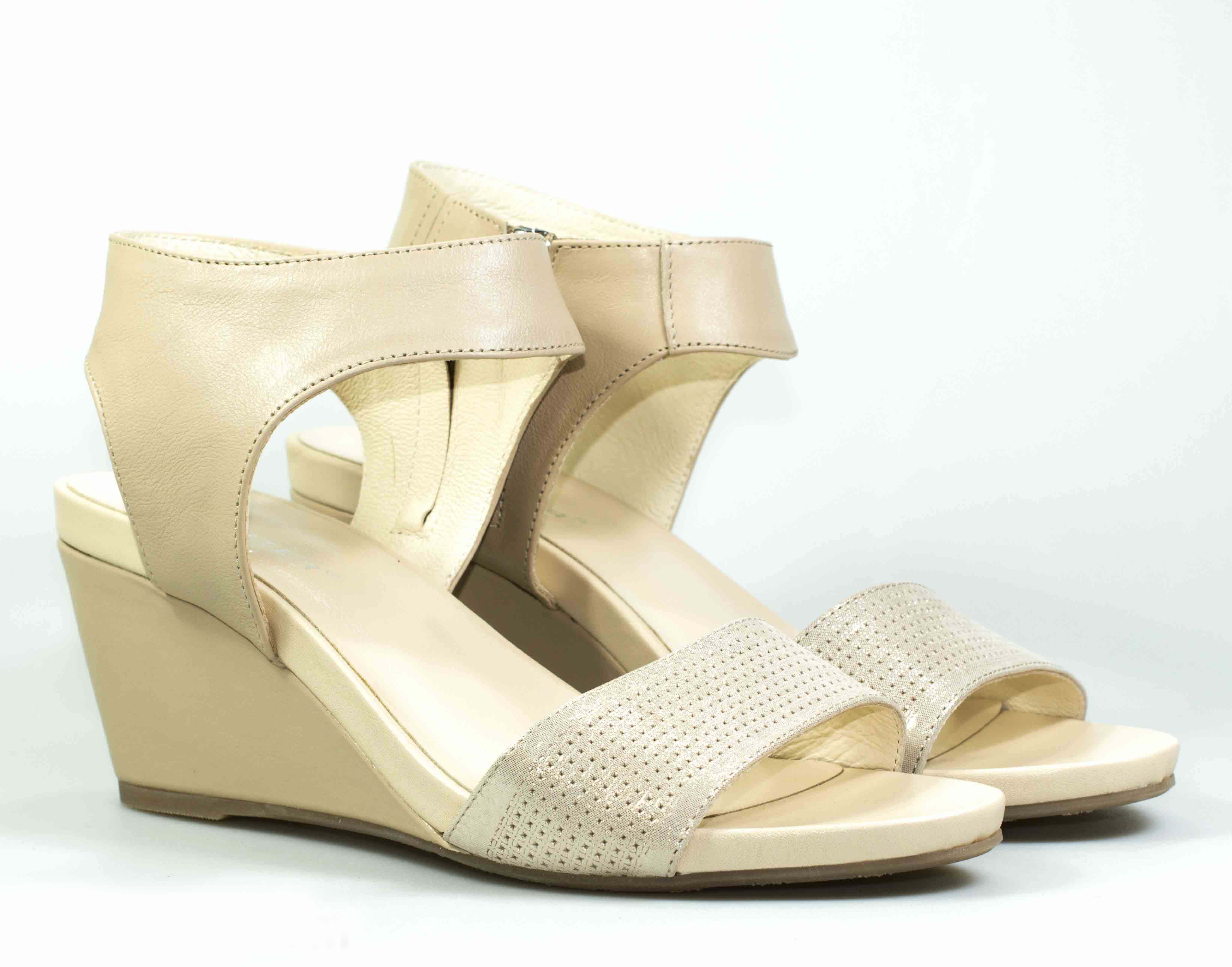 Женские Босоножки Натур. Кожа STEPTER * 5996 Бежевые