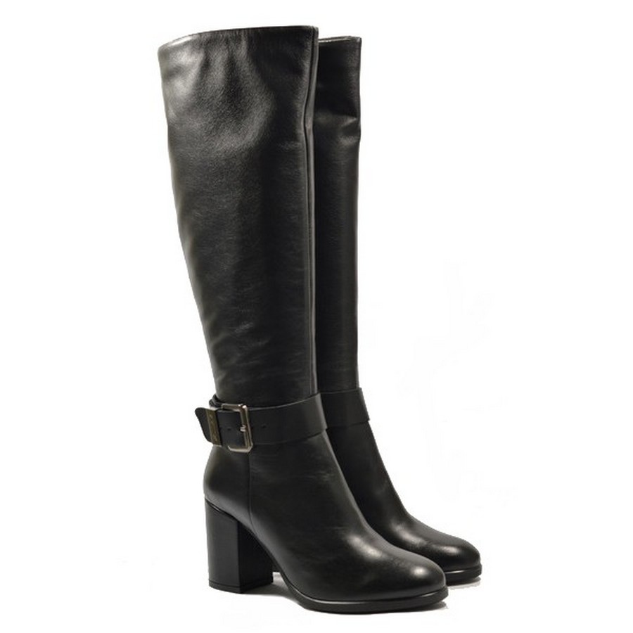 Женские Сапоги Натур. Шкіра STEPTER * 5918 Чёрные